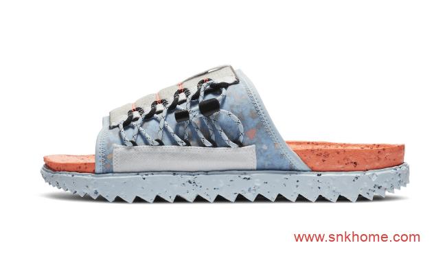 Space Hippie还有拖鞋版本 最适合夏天的垃圾拖鞋 Asuna Slide橡胶绑带拖鞋