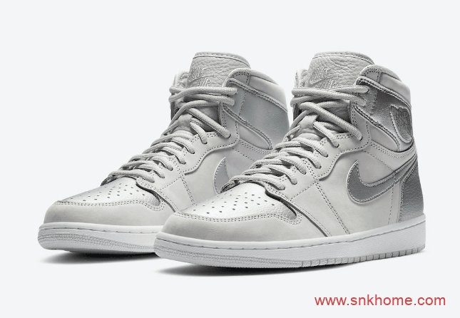 Air Jordan 1 High OG CO.JP “Tokyo” 限量版2020双AJ1白银日本限定手提箱版本 货号：DA0382-029
