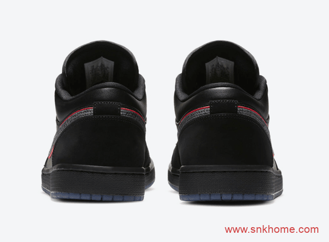 AJ1黑武士低帮 Air Jordan 1 Low “Red Orbit” AJ1低帮黑红全新配色发售信息 货号:CK3022-006