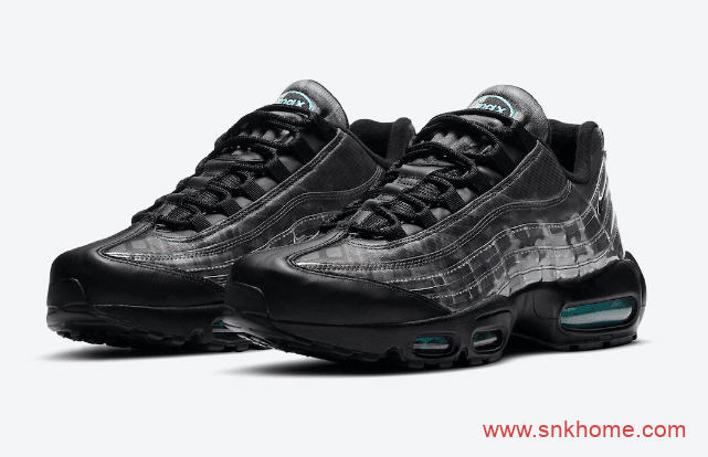 耐克黑色老爹鞋 Nike Air Max 95 耐克MAX95气垫全黑色官图曝光 货号:DA7735-001