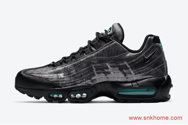 耐克黑色老爹鞋 Nike Air Max 95 耐克MAX95气垫全黑色官图曝光 货号:DA7735-001