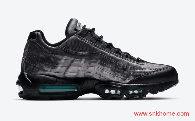 耐克黑色老爹鞋 Nike Air Max 95 耐克MAX95气垫全黑色官图曝光 货号:DA7735-001