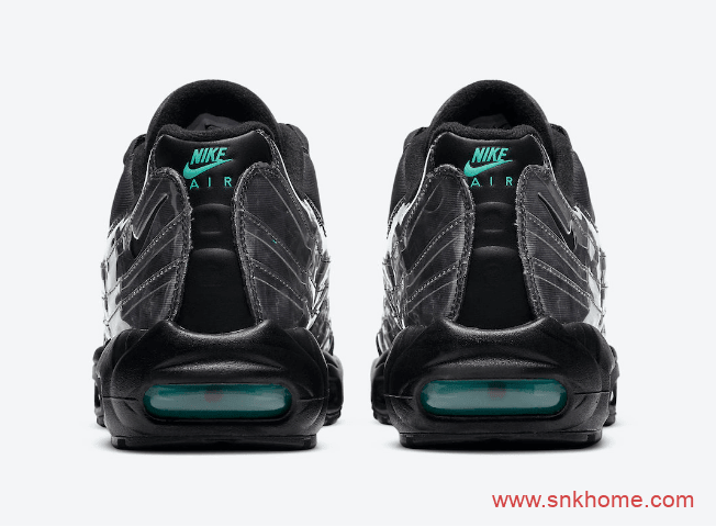 耐克黑色老爹鞋 Nike Air Max 95 耐克MAX95气垫全黑色官图曝光 货号:DA7735-001