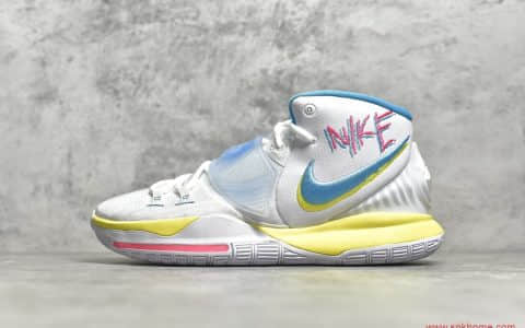 耐克欧文球鞋实战版本 NIKE Neon Graffiti 欧文6南海岸球鞋 货号：BQ4631-101