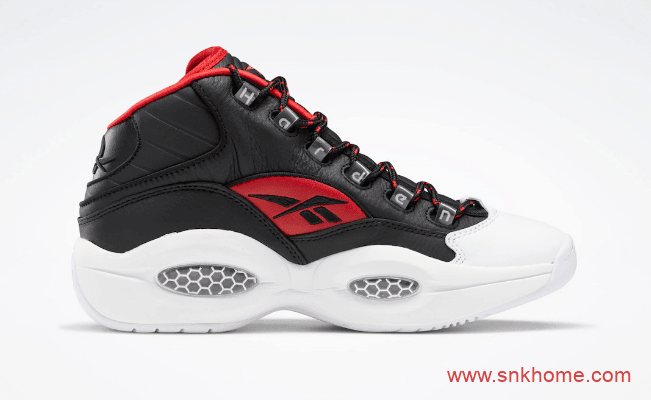 Reebok Question Mid Iverson x Harden “OG Meets OG” 阿迪达斯锐步联名艾弗森黑红白球鞋 货号:FZ1365