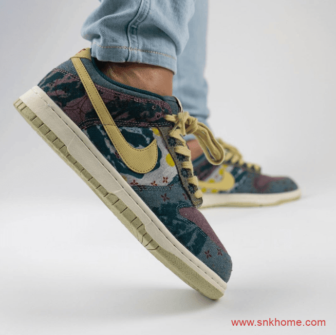 耐克Dunk环保主题低帮板鞋 Nike Dunk Low SP “Lemon Wash”扎染水洗单宁布料发售日期 货号:CZ9747-900