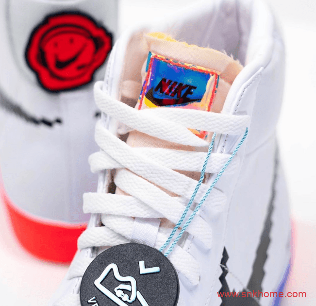 耐克开拓者电玩主题 NIKE Blazer Mid 开拓者高帮夜光电玩新玩法 货号:DC3280-101