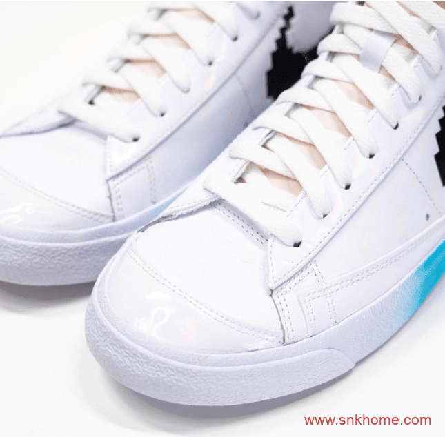 耐克开拓者电玩主题 NIKE Blazer Mid 开拓者高帮夜光电玩新玩法 货号:DC3280-101