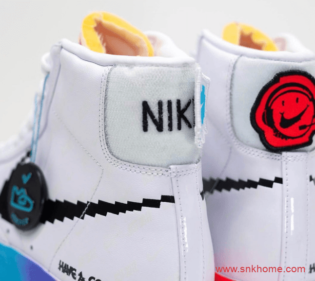 耐克开拓者电玩主题 NIKE Blazer Mid 开拓者高帮夜光电玩新玩法 货号:DC3280-101