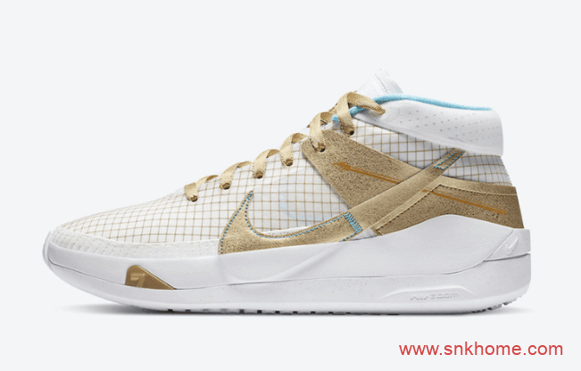 耐克杜兰特球鞋 Nike KD 13 “EYBL” 杜兰特球鞋KD13白金奢华配色发售日期 货号:DA0895-102