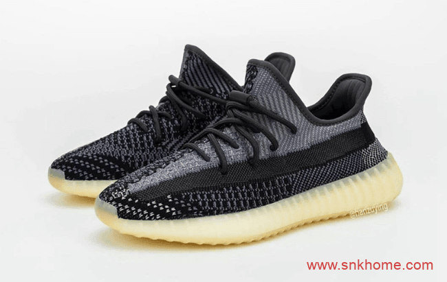 椰子350V2又有新配色 adidas Yeezy Boost 350 V2 “Asriel”全新黑白蓝配色实物图 货号:FZ5000