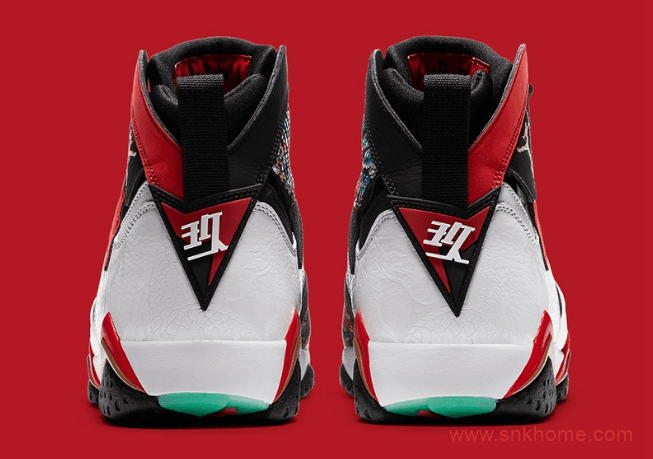 AJ7中国限定 Air Jordan 7 GC “China” AJ7鸳鸯球鞋细节太美 货号:CW2805-160
