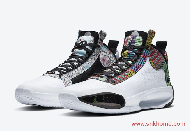 AJ34八村塁最美 Rui Hachimura x Air Jordan 34 “Heritage”日本限定 AJ34特殊鞋盒 货号:DA1900-900