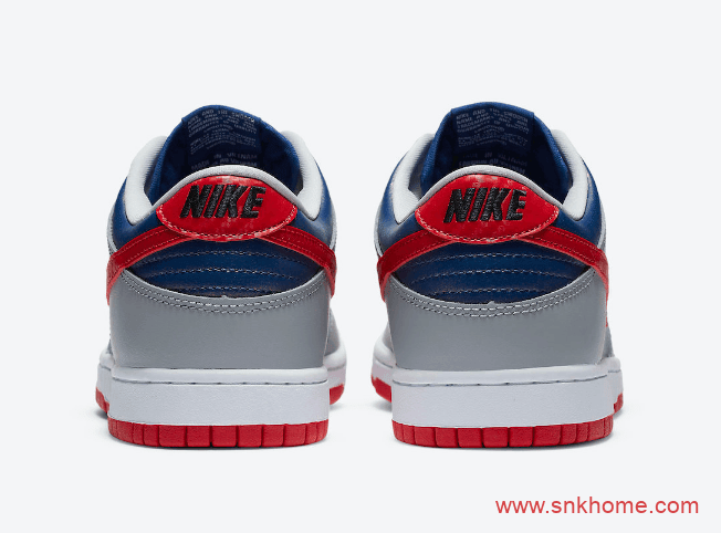 耐克Dunk日本限定 Nike Dunk Low “Samba” Dunk灰蓝红低帮发售日期 货号:CZ2667-400