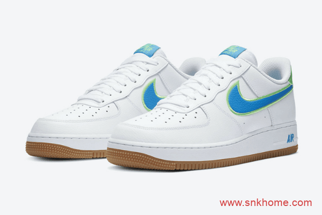 耐克空军湖水蓝配色低帮 Nike Air Force 1 Low 空军白蓝耐克小白鞋值得期待 货号:DA4660-100