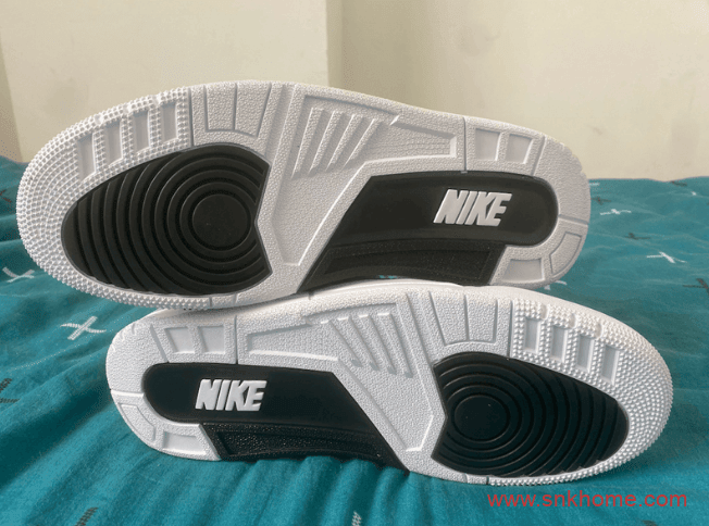 藤原浩AJ3联名白黑色 Fragment x Air Jordan 3细节图 AJ3闪电你打几分?货号:DA3595-100