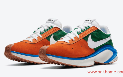 耐克复古老爹鞋突破传统 Nike D/MS/X Waffle “Starfish” 耐克D/MS/X新品 货号：CQ0205-800