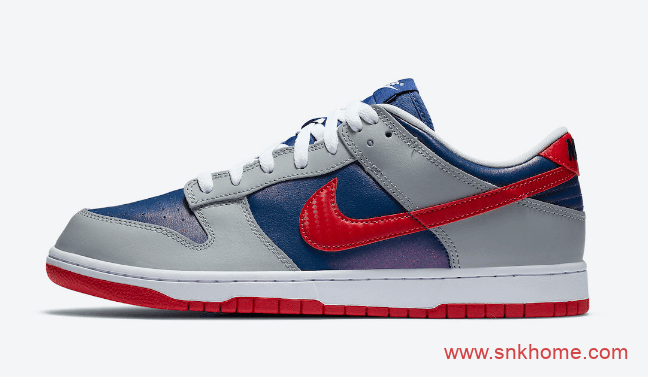 耐克Dunk灰蓝红低帮 Nike Dunk Low “Samba” 耐克Dunk碳纤维发售日期 货号:CZ2667-400