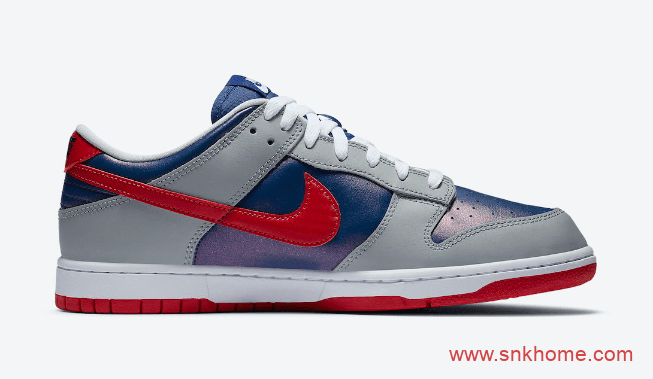 耐克Dunk灰蓝红低帮 Nike Dunk Low “Samba” 耐克Dunk碳纤维发售日期 货号:CZ2667-400