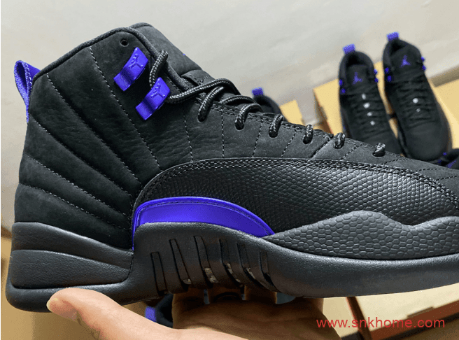 AJ12暗黑康扣 Air Jordan 12 “Dark Concord” AJ12黑紫色酷似湖人配色发售日期 货号:CT8013-005