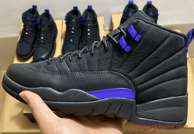 AJ12暗黑康扣 Air Jordan 12 “Dark Concord” AJ12黑紫色酷似湖人配色发售日期 货号:CT8013-005