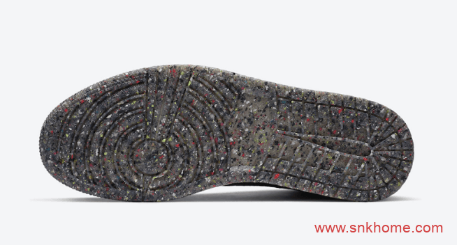 AJ1垃圾鞋 Air Jordan 1 High Zoom “Space Hippie” AJ1垃圾鞋黑色高帮采用可回收材料 货号:CW2414-001