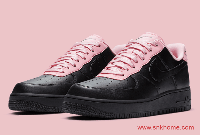 耐克空军黑色鞋面新款 Nike Air Force 1 AF1空军黑粉全新配色发售日期 货号:CJ1629-001