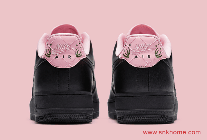耐克空军黑色鞋面新款 Nike Air Force 1 AF1空军黑粉全新配色发售日期 货号:CJ1629-001