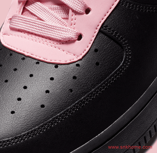 耐克空军黑色鞋面新款 Nike Air Force 1 AF1空军黑粉全新配色发售日期 货号:CJ1629-001