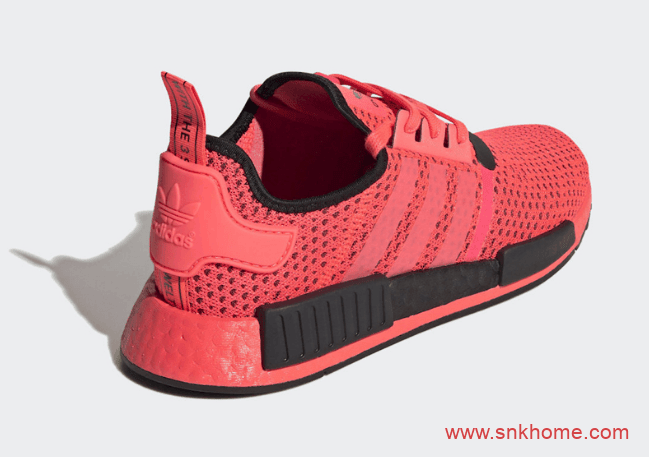 阿迪达斯NMD西瓜红配色 全新adidas NMD R1发售日期 货号:FV1740