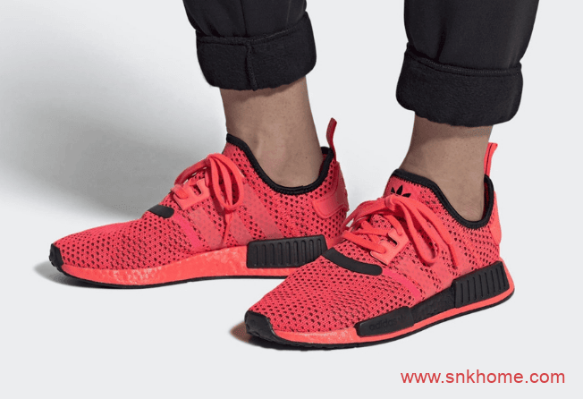 阿迪达斯NMD西瓜红配色 全新adidas NMD R1发售日期 货号:FV1740