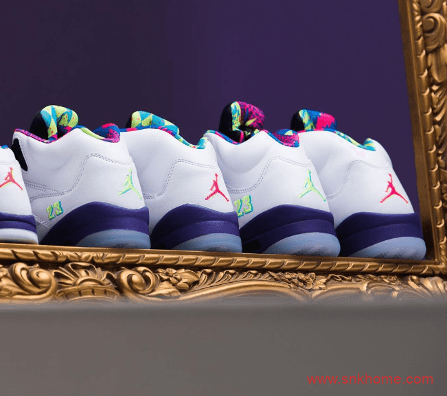 AJ5新鲜王子2.0最新美图 Air Jordan 5 “Alternate Bel-Air” AJ5鸳鸯球鞋全家族尺码发售日期 货号:DB3335-100