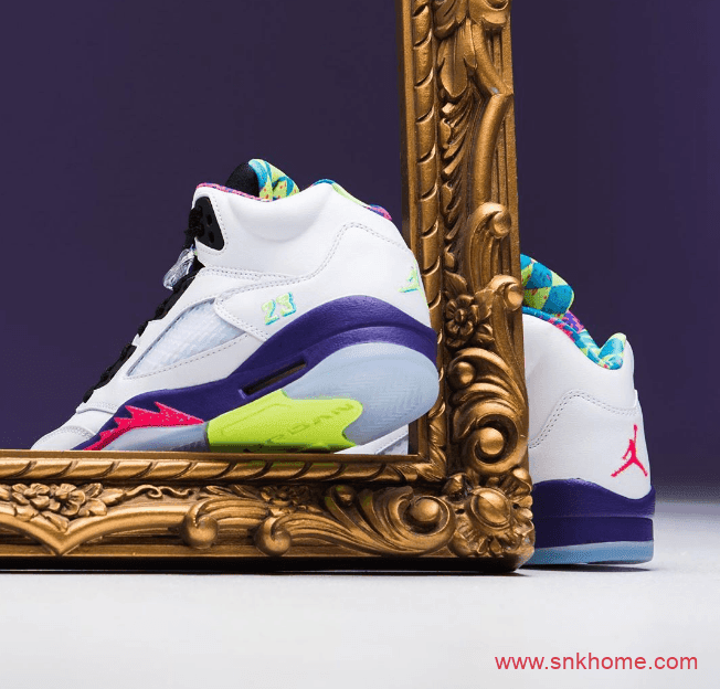AJ5新鲜王子2.0最新美图 Air Jordan 5 “Alternate Bel-Air” AJ5鸳鸯球鞋全家族尺码发售日期 货号:DB3335-100