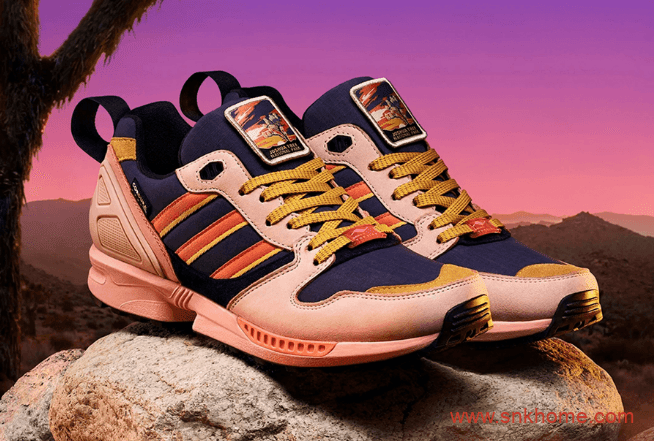 阿迪达斯ZX500多彩鞋面 National Park Foundation x adidas ZX 5000 阿迪达斯联名款防撕裂材质 货号:FY5167