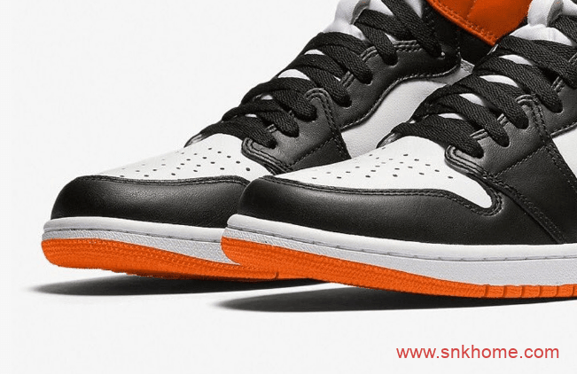 AJ1高帮扣碎 Air Jordan 1 High AJ1OG版本 AJ1黑脚趾扣碎篮板 货号:555088-180