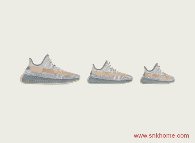 椰子350V2灰蓝新配色即将发售 adidas Yeezy Boost 350 V2 “Israfil” 椰子350V2新配色 货号：FZ5421