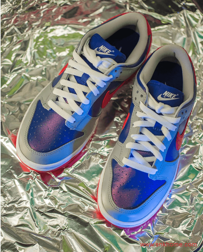 耐克Dunk日本限定复刻 Nike Dunk Low “Samba” Dunk顶级复刻灰蓝红低帮已经开始登记 货号:CZ2667-400