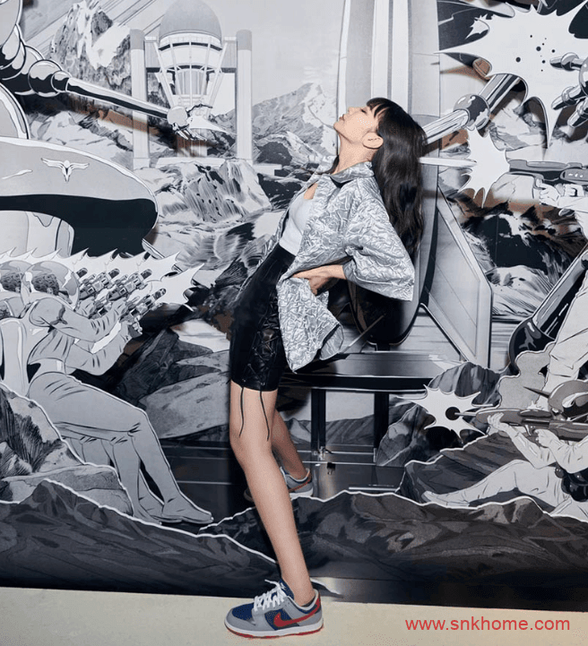 耐克Dunk日本限定复刻 Nike Dunk Low “Samba” Dunk顶级复刻灰蓝红低帮已经开始登记 货号:CZ2667-400