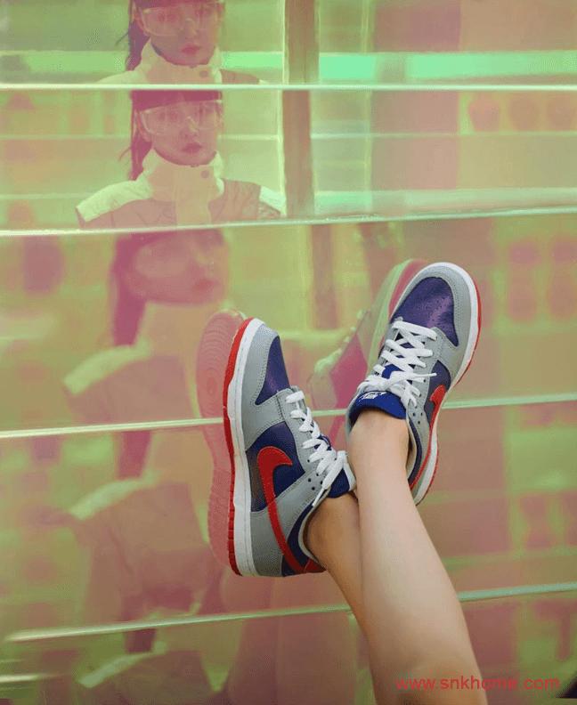 耐克Dunk日本限定复刻 Nike Dunk Low “Samba” Dunk顶级复刻灰蓝红低帮已经开始登记 货号:CZ2667-400