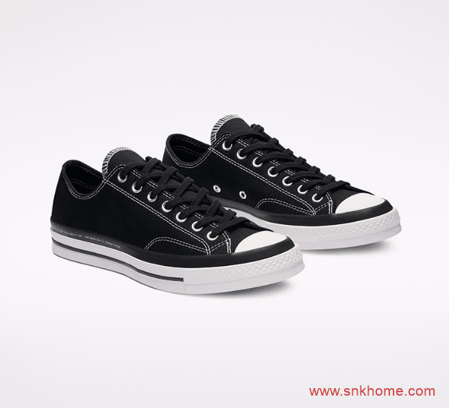 匡威黑色闪电低帮 Converse x 7 Moncler Fragment 匡威藤原浩三方联名黑白色低帮发售日期