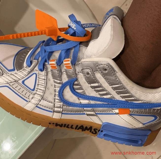 耐克Dunk OW联名滑板鞋 OFF-WHITE x Nike Air Rubber Dunk 黑绿 黑黄 海军蓝三个配色 货号:CU6015-700