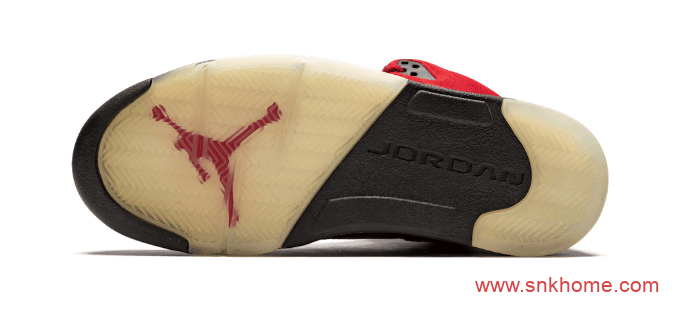 AJ5愤怒的公牛 Air Jordan 5 “Raging Bull” 经典AJ5红色麂皮球鞋复刻