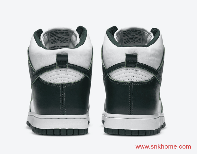 元年配色耐克Dunk白墨绿高帮 Nike Dunk High “Spartan Green”发售日期 货号:CZ8149-100
