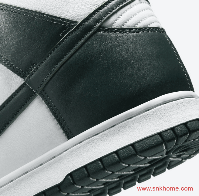 元年配色耐克Dunk白墨绿高帮 Nike Dunk High “Spartan Green”发售日期 货号:CZ8149-100