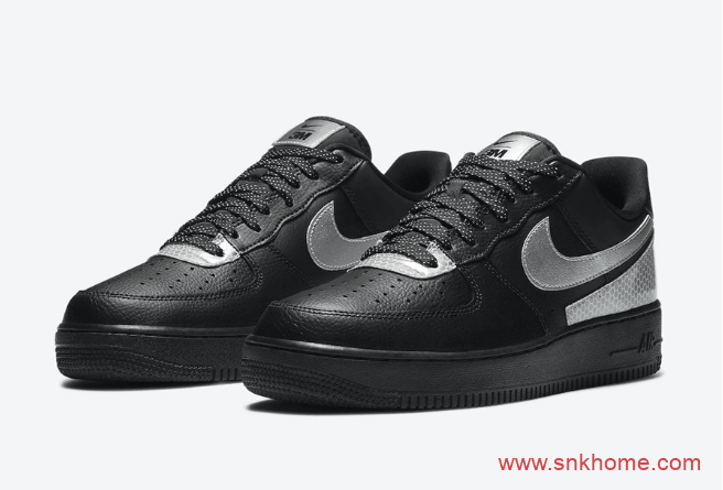 耐克空军3M联名 3M x Nike Air Force 1 Low 耐克空军3M反光新款发售日期 货号：CT2299-001