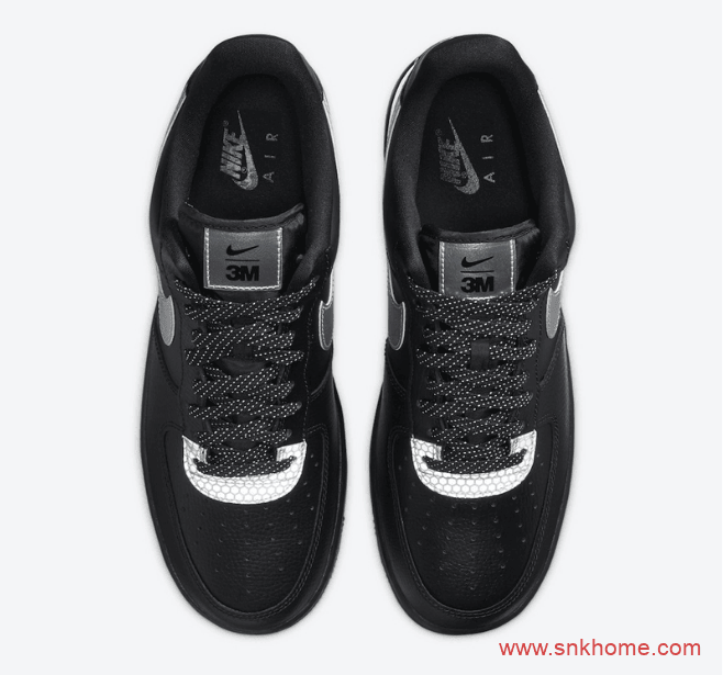 耐克空军3M联名 3M x Nike Air Force 1 Low 耐克空军3M反光新款发售日期 货号：CT2299-001
