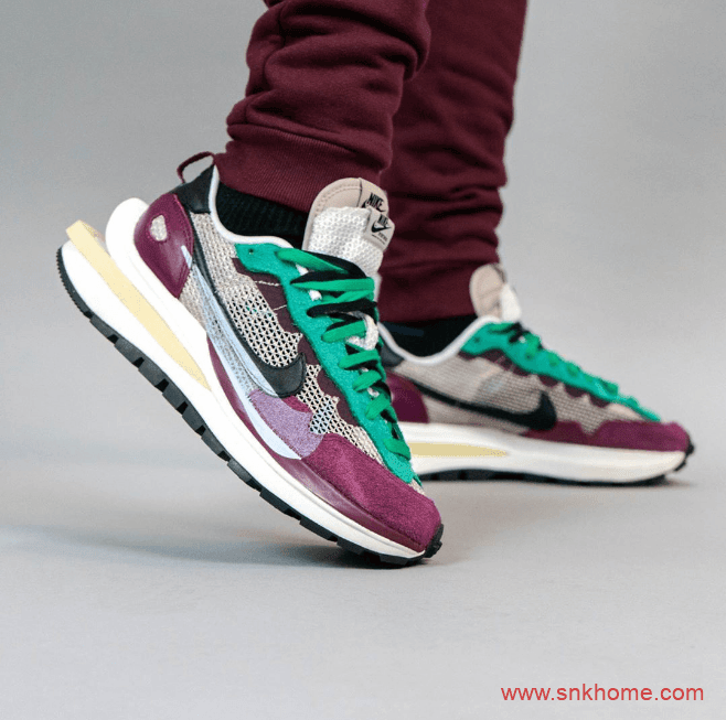耐克Sacai联名款走秀鞋上脚图 sacai x Nike VaporWaffle发售日期 货号：DD3035-200