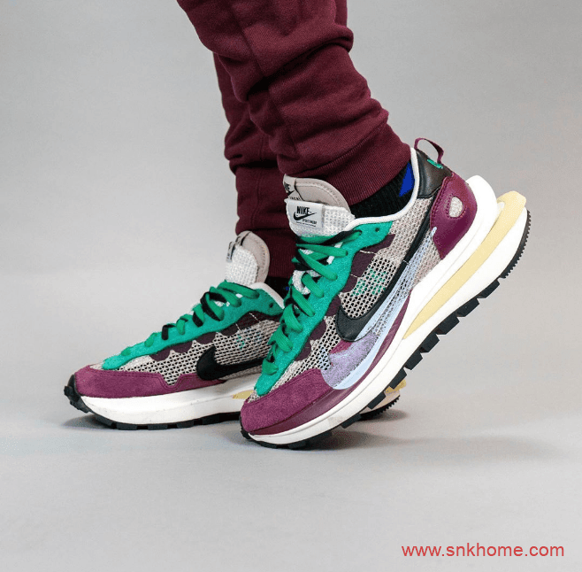 耐克Sacai联名款走秀鞋上脚图 sacai x Nike VaporWaffle发售日期 货号：DD3035-200