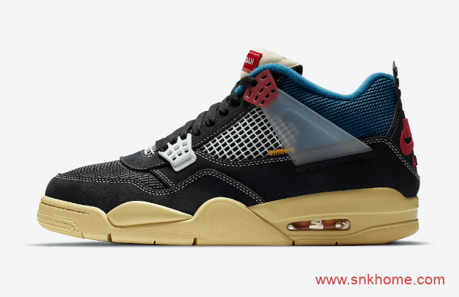 Union x AJ4蓝粉 海军蓝两个配色发售日期 Union x Air Jordan 4即将亮相  货号:DC9533-001/DC9533-800