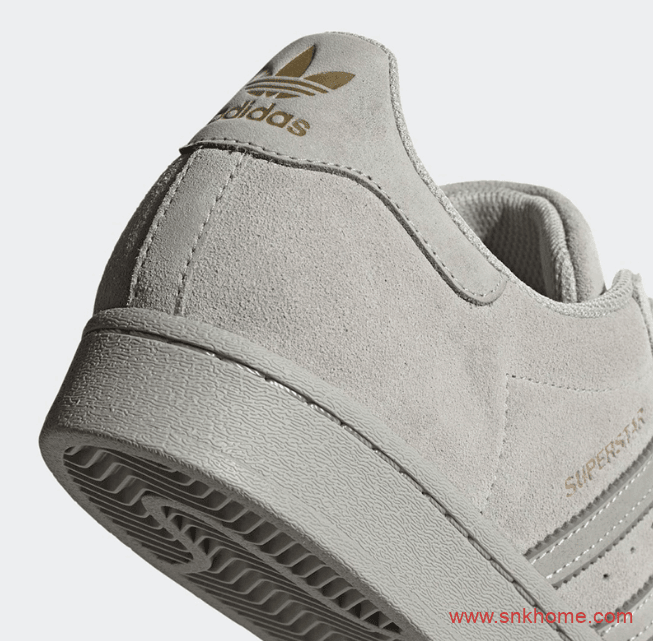 贝壳头五十周年纪念款 adidas Superstar 阿迪达斯贝壳头灰色麂皮官图释出 货号:FY2321